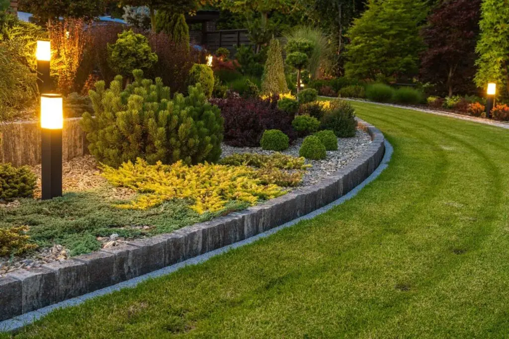 Lawn after a professional care by experts